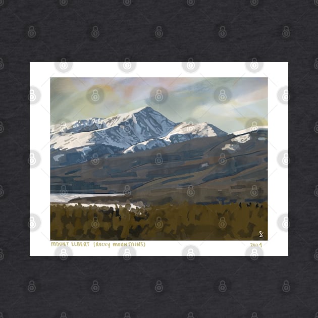 Mount Elbert in Colorado by sydneybrookeart